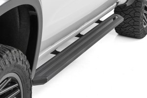 GMC Sierra 1500 LED Running Boards - Rough Country - Bluetooth-Controlled - Multi-Color - '19-'25